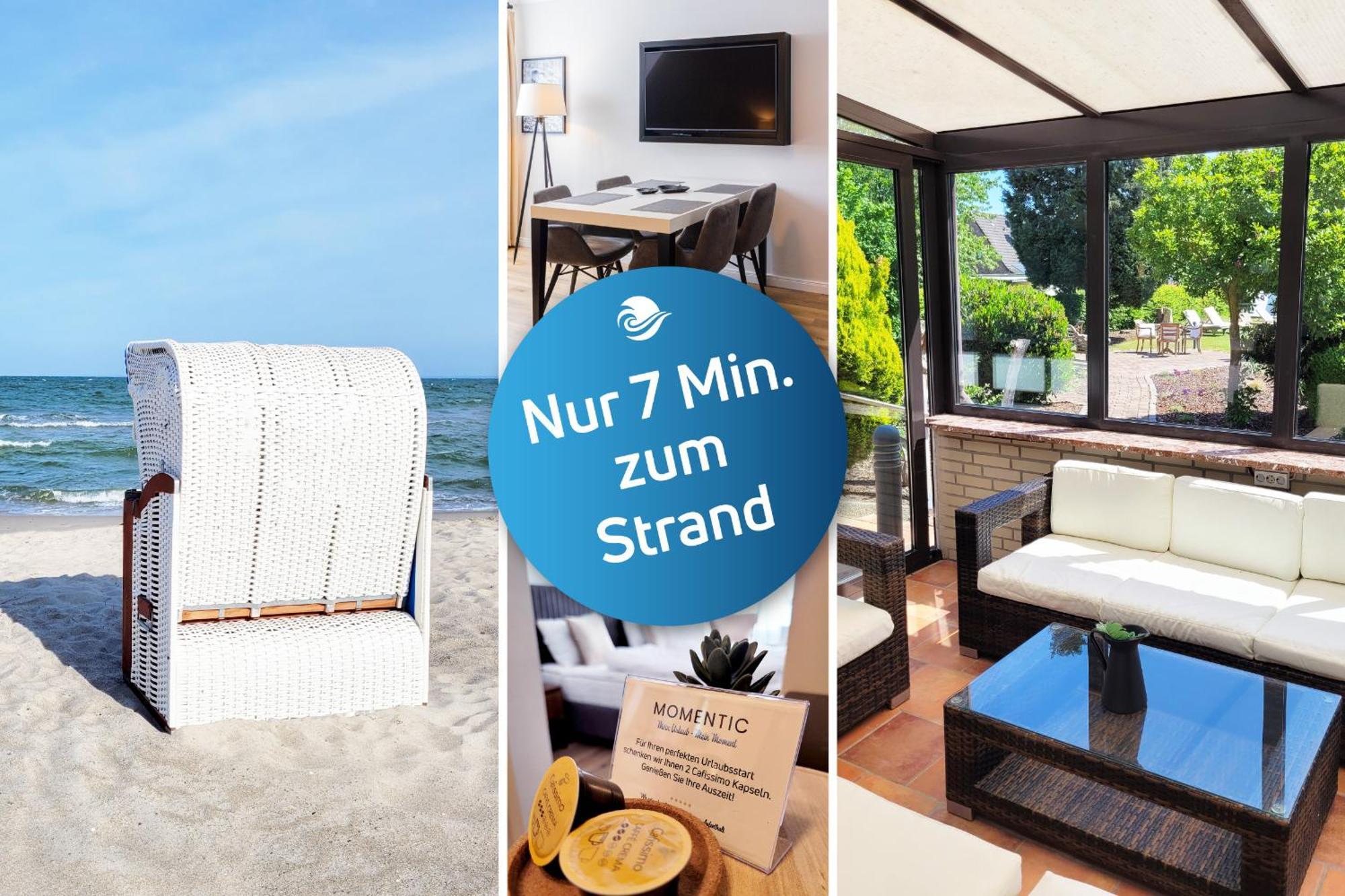 Strandnahe Ferienwohnung - Sehr Modern Und Hochwertig Eingerichtet, Inklusive Parkplatz, Gartenzugang Und Fahrradunterstellmoeglichkeit Scharbeutz Dış mekan fotoğraf